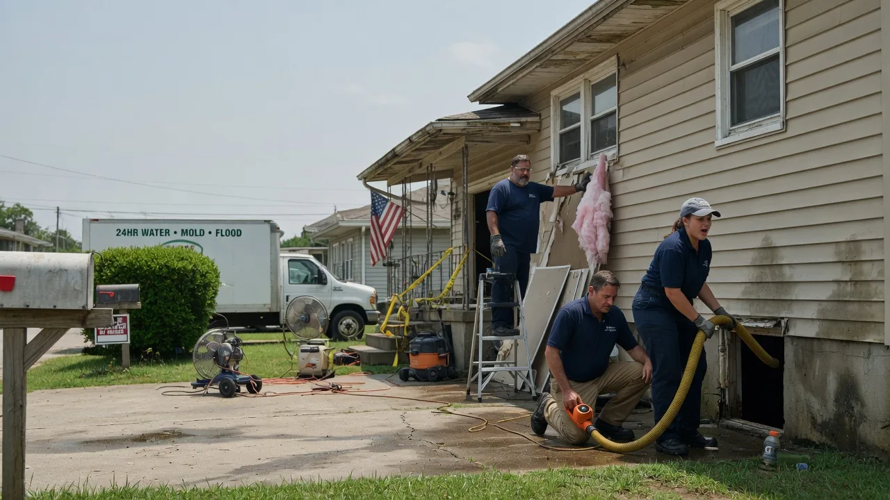 Water Damage Repair in Cedar Hill, TN near me